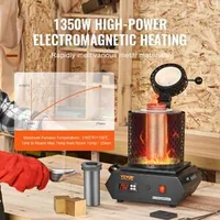 1350W-електрическа-пещ-за-топене-на-метали-1150-C-с-графитни-тигли