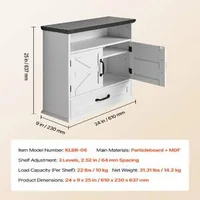 Стенен-шкаф-за-баня-61-x-23-x-64-см-с-чекмедже-и-отворена-етажерка