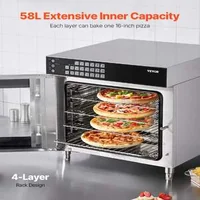 Професионална-конвекторна-фурна-58-л-2800W-настолна