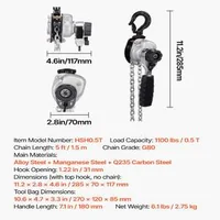 Ръчен-верижен-подемник-с-лост-Lever-Chain-Hoist-500-кг-1-2-T-товароносимост-1-5-м-верига
