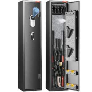 Сейф-за-пушки-Gun-Safe-с-ключалка-с-пръстов-отпечатък-за-5-пушки-и-4-пистолета