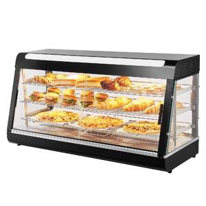 Професионална-Топла-Витрина-на-3-Нива-Настолна-1500W-Регулируема-Температура-и-LED-Осветление