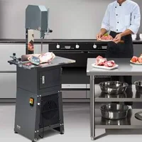 Професионална-електрическа-лентова-трион-за-месо-550W-от-неръждаема-стомана