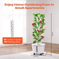 Хидропонна-система-за-отглеждане-10-етажа-50-гнезда-с-колела