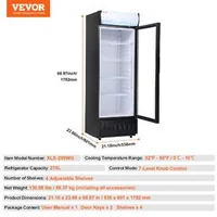 Професионален-хладилен-охладител-275л-с-4-рафта