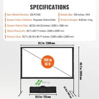 Екран-за-проектор-със-стойка-100-инча-254см-4K-1080-HD-Екран-за-филми-на-открито-със-стойка