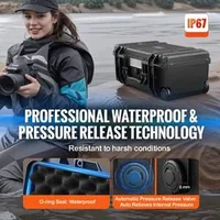 Водоустойчив-твърд-куфар-с-колела-45-литра-IP67-с-дръжка-на-колела
