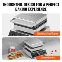 Професионална-машина-за-гофрети-кръгли-1750W-незалепваща