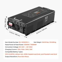Инвертор-Зарядно-устройство-с-чиста-синусоида-5000-W-DC-24V-към-AC-120V