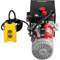 Хидравлична-помпа-12V-DC-двойно-действащ-хидравличен-захранващ-блок-4л-стоманен-резервоар-за-вишка-самосвал-вишка-и-мотокари