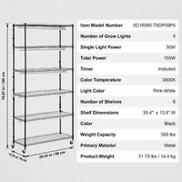Стелаж-за-растения-с-LED-осветление-6-етажа-180W