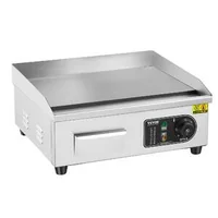Електрическа-скара-за-професионална-употреба-2800W-с-плосък-плот-от-35-до-70см-50-300-C