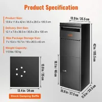 Кутия-за-доставки-на-пратки-Package-Delivery-Box-106-7-см-височина-с-кодово-заключване-и-защита-против-кражба