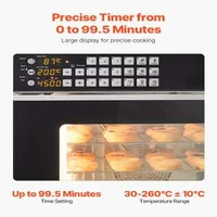 Професионална-конвекторна-фурна-58-л-2800W-настолна