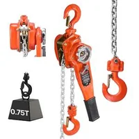 Ръчен-верижен-подемник-с-лост-Lever-Chain-Hoist-750-кг-3-4-T-товароносимост-6-м-верига