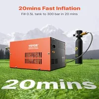 PCP-компресор-за-въздух-4500-PSI-с-вграден-адаптер-12-220V