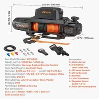 Електрическа-лебедка-Winch-4500-кг-10000-lbs-товароносимост-12V-DC-със-синтетично-въже