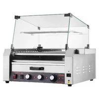 Професионална-електрическа-машина-за-хот-дог-с-11-ролки-2400W