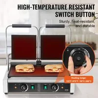 Професионална-скара-Panini-Press-Grill-Електрическа-плоча-за-сандвичи