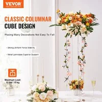 Стойка-за-сватбени-цветя-Flower-Stand-2-броя-80-см-височина-акрилна-колона