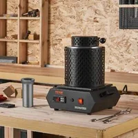 1350W-електрическа-пещ-за-топене-на-метали-1150-C-с-графитни-тигли