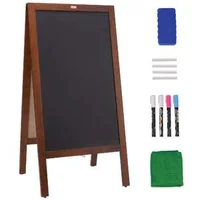 Магнитна-дъска-за-писане-Chalkboard-Sign-51-x-101-см-с-дървена-рамка-за-стенен-монтаж-или-статив
