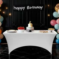 Калъфи-за-правоъгълни-маси-от-спандекс-6-броя-244-см-8-фута-дължина-бял-цвят
