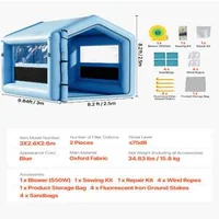 Компактна-Надуваема-Бояджийска-Кабина-3-x-2-5-x-2-5-m-с-Триъгълен-Покрив