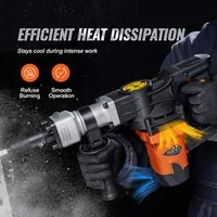 Професионален-Къртач-за-бетон-1600W-електрически-чук-2-длета