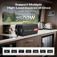 Инвертор-с-Чиста-Синусоида-3500W-12V-към-230V-LCD-Дисплей-и-Дистанционно