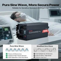 Инвертор-с-Чиста-Синусоида-3500W-12V-към-230V-LCD-Дисплей-и-Дистанционно