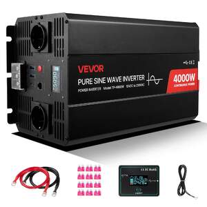 Инвертор-с-Чиста-Синусоида-4000W-12V-към-230V-LCD-Дисплей-и-Дистанционно