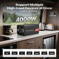 Инвертор-с-Чиста-Синусоида-4000W-12V-към-230V-LCD-Дисплей-и-Дистанционно