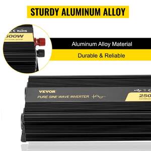 Инвертор-с-Чиста-Синусоида-2500W-12V-към-230V-LCD-Дисплей-и-Дистанционно