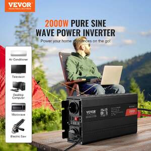 Инвертор-с-Чиста-Синусоида-2000W-12V-към-230V-LCD-Безжично-Дистанционно