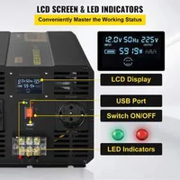 Инвертор-с-Модифицирана-Синусоида-6000W-12V-към-230V-LCD-Дисплей