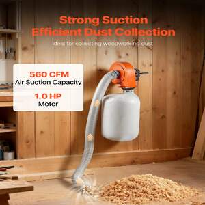 Прахоуловител-за-Монтаж-на-Стена-1-HP-560-CFM-2-5-Микрона-Филтрация