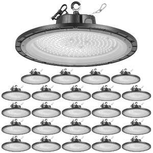 20-бр-LED-Високо-Тавански-Светлини-150W-21000-лумена-UFO-Дизайн-IP65-100-277V-за-Склад-Цех-Фабрика-Гараж-и-Фитнес