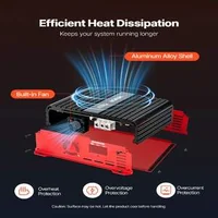Моноблок-Автомобилен-Усилвател-2000W-RMS-Клас-D-1-Канал-Стабилен-при-1-2-4-Ома-с-Дистанционно-Управление-за-Сабвуфер