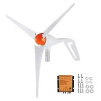 Вятърен-Генератор-500W-12V-Система-5-Перки-и-MPPT-Контролер