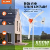 Вятърен-Генератор-800W-12V-Система-3-Перки-и-MPPT-Контролер