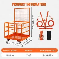 Сгъваема-Работна-Платформа-за-Мотокар-635-кг-110х114-см-със-Защитна-Мрежа-и-Колела