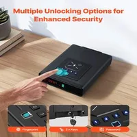 Биометричен-Сейф-за-Пистолети-3-Начина-на-Достъп-LCD-Екран-и-Безжично-Зареждане