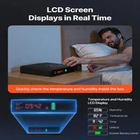 Биометричен-Сейф-за-Пистолети-3-Начина-на-Достъп-LCD-Екран-и-Безжично-Зареждане