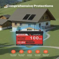Пълна-Соларна-Система-400W-100Ah-LiFePO4-Батерия-MPPT-Контролер-и-1000W-Инвертор