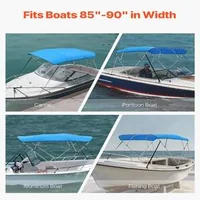 Тента-за-Лодка-Bimini-Top-с-4-Рамки-2-44-м-Дължина-600D-Oxford-Синя
