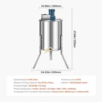Електрическа-Центрофуга-за-Мед-Неръждаема-Стомана-за-3-Рамки-140W