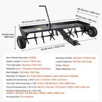 Прикачен-Аератор-за-Тревни-Площи-122-см-32-Ножа-Универсален-Теглич
