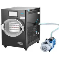 Черна-Машина-за-Лиофилизация-Freeze-Dryer-4-Нива-Вакуумно-Сушене-на-Храна