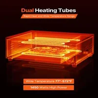 Професионална-Електрическа-Фурна-за-Пица-30-см-1450W-Неръждаема-Стомана